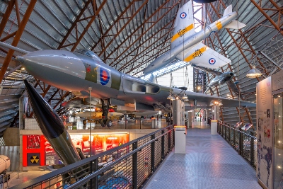 Planes on display at RAF Cosford Museum